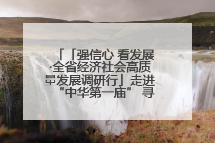 「强信心 看发展·全省经济社会高质量发展调研行」走进“中华第一庙” 寻根伏羲 祭祖龙城