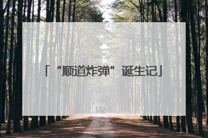 “顺道炸弹”诞生记