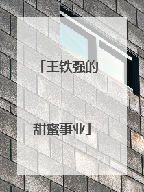 王铁强的甜蜜事业