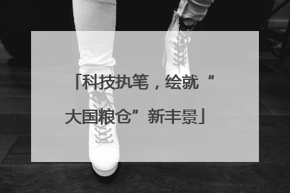 科技执笔，绘就“大国粮仓”新丰景