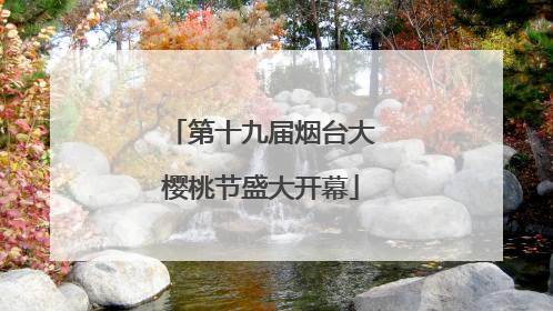 第十九届烟台大樱桃节盛大开幕