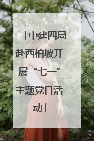 中建四局赴西柏坡开展“七一”主题党日活动