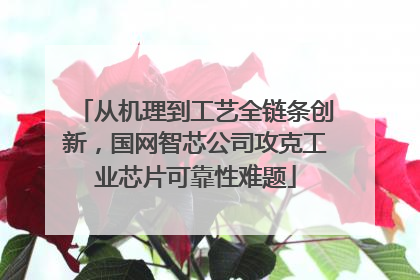 从机理到工艺全链条创新，国网智芯公司攻克工业芯片可靠性难题