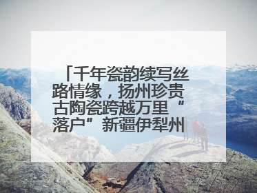 千年瓷韵续写丝路情缘，扬州珍贵古陶瓷跨越万里“落户”新疆伊犁州博物馆
