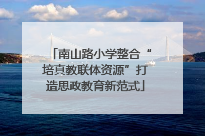 南山路小学整合“培真教联体资源”打造思政教育新范式