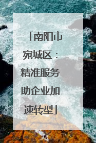 南阳市宛城区：精准服务助企业加速转型