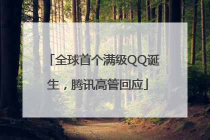 全球首个满级QQ诞生，腾讯高管回应