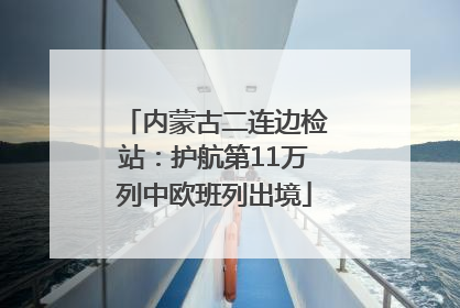内蒙古二连边检站：护航第11万列中欧班列出境