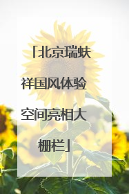 北京瑞蚨祥国风体验空间亮相大栅栏
