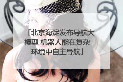北京海淀发布导航大模型 机器人能在复杂环境中自主导航