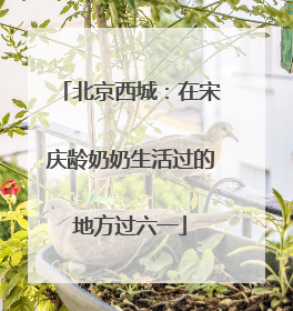 北京西城：在宋庆龄奶奶生活过的地方过六一