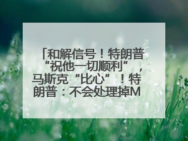 和解信号！特朗普“祝他一切顺利”，马斯克“比心”！特朗普：不会处理掉Model S，不会停止星链；特斯拉股价大涨