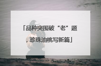 品种突围破“老”题，珍珠油桃写新篇