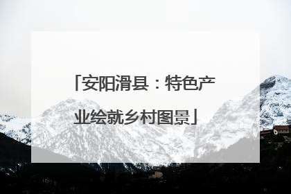 安阳滑县：特色产业绘就乡村图景