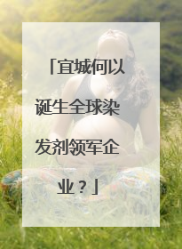 宜城何以诞生全球染发剂领军企业？