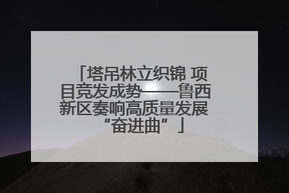 塔吊林立织锦 项目竞发成势——鲁西新区奏响高质量发展“奋进曲”