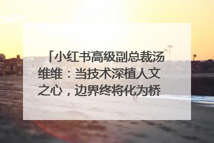 小红书高级副总裁汤维维：当技术深植人文之心，边界终将化为桥梁｜聚焦2025文化强国建设高峰论坛