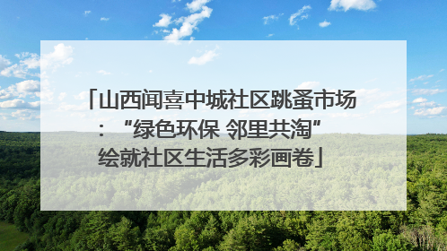 山西闻喜中城社区跳蚤市场：“绿色环保 邻里共淘” 绘就社区生活多彩画卷