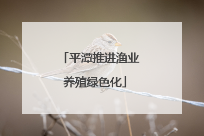 平潭推进渔业养殖绿色化