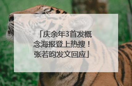 庆余年3首发概念海报登上热搜！张若昀发文回应