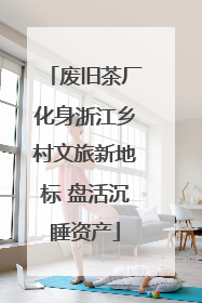 废旧茶厂化身浙江乡村文旅新地标 盘活沉睡资产