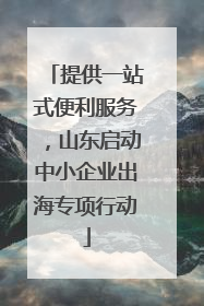 提供一站式便利服务，山东启动中小企业出海专项行动