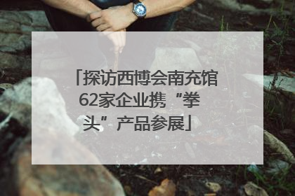 探访西博会南充馆 62家企业携“拳头”产品参展