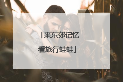 来东郊记忆 看旅行蛙蛙