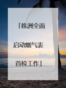 株洲全面启动燃气表首检工作