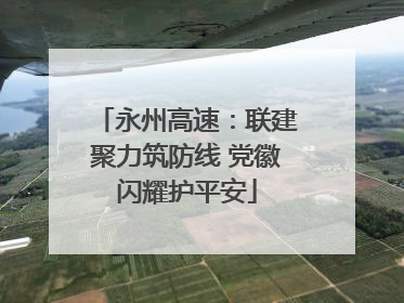 永州高速：联建聚力筑防线 党徽闪耀护平安