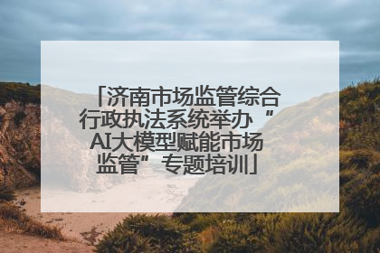 济南市场监管综合行政执法系统举办“AI大模型赋能市场监管”专题培训