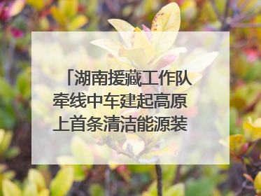 湖南援藏工作队牵线中车建起高原上首条清洁能源装配产线，本地大学生成车间检验员