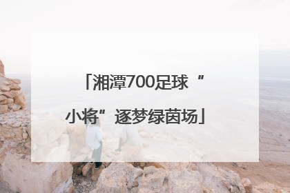 湘潭700足球“小将”逐梦绿茵场