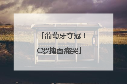 葡萄牙夺冠！C罗掩面痛哭