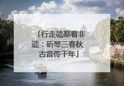 行走赣鄱看非遗：斫琴三春秋 古音传千年