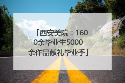 西安美院：1600余毕业生5000余作品献礼毕业季