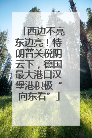 西边不亮东边亮！特朗普关税阴云下，德国最大港口汉堡港积极“向东看”