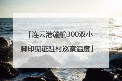 连云港赣榆300双小脚印见证驻村巡察温度