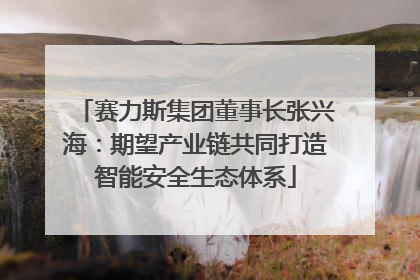 赛力斯集团董事长张兴海：期望产业链共同打造智能安全生态体系
