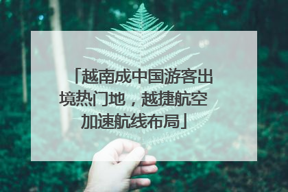越南成中国游客出境热门地，越捷航空加速航线布局
