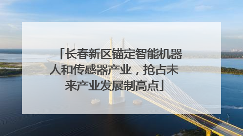 长春新区锚定智能机器人和传感器产业，抢占未来产业发展制高点