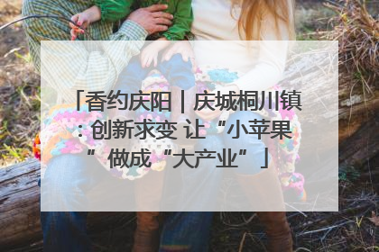 香约庆阳｜庆城桐川镇：创新求变 让“小苹果”做成“大产业”