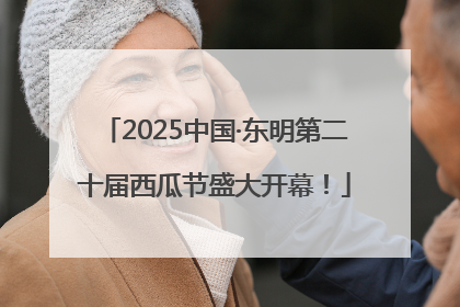 2025中国·东明第二十届西瓜节盛大开幕！