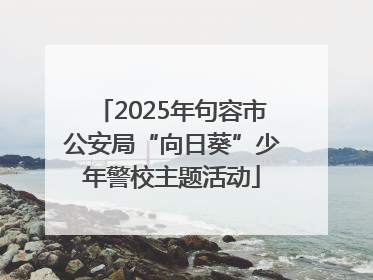 2025年句容市公安局“向日葵”少年警校主题活动