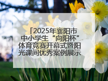 2025年襄阳市中小学生“向阳杯”体育竞赛开幕式暨阳光课间优秀案例展示活动举行