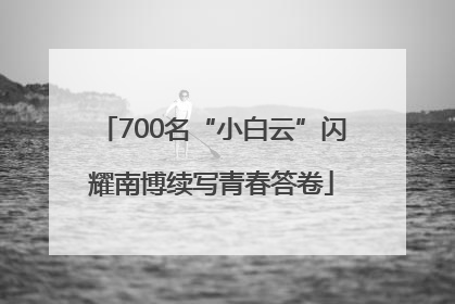 700名“小白云”闪耀南博续写青春答卷