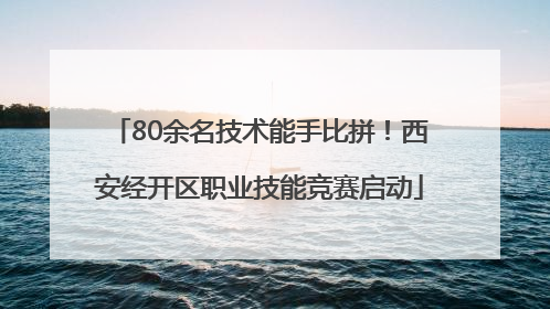 80余名技术能手比拼！西安经开区职业技能竞赛启动