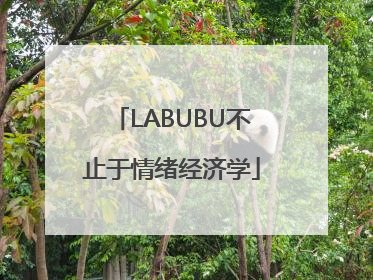 LABUBU不止于情绪经济学